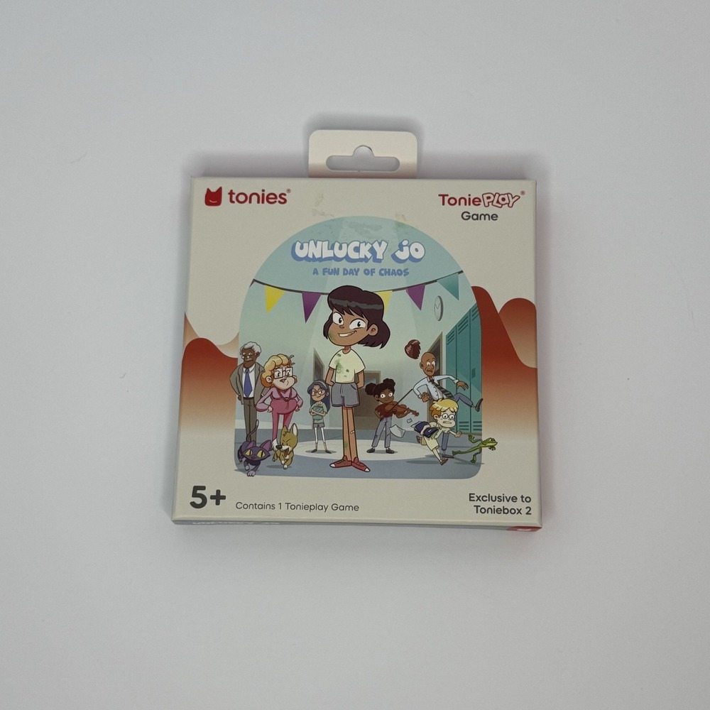 Tonies Tonie Play Game Unlucky Jo A Fun Day of Chaos Brand New Sealed